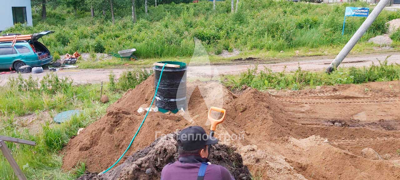 Изображение закопанного септика